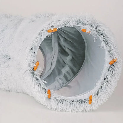 Kattenbed 95 Cm 2 In 1 Rond Pluche Nest Huis Herfst 2025 Gezellig Afneembare Hoes Wasbaar Diepe Slaap
