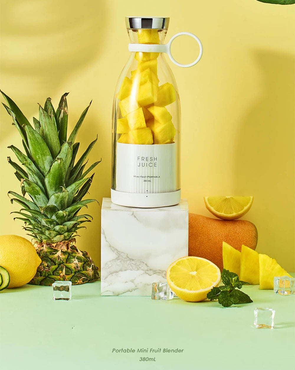 Portable Blender 350ml Wireless USB Juicer Cup Travel Bottle Smoothie Extractor TikTok Viral Summer 2026 Gift