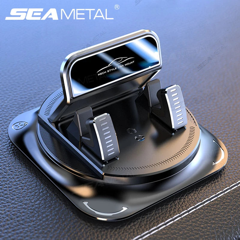Car Phone Mount 360 Degree Rotation Dashboard Holder Anti Slip Silicone Head Up Navigation Universal Fit Fall 2026 Trend