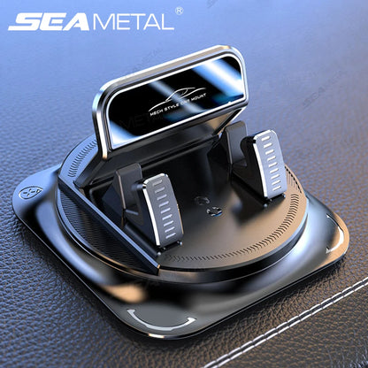 Car Phone Mount 360 Degree Rotation Dashboard Holder Anti Slip Silicone Head Up Navigation Universal Fit Fall 2026 Trend