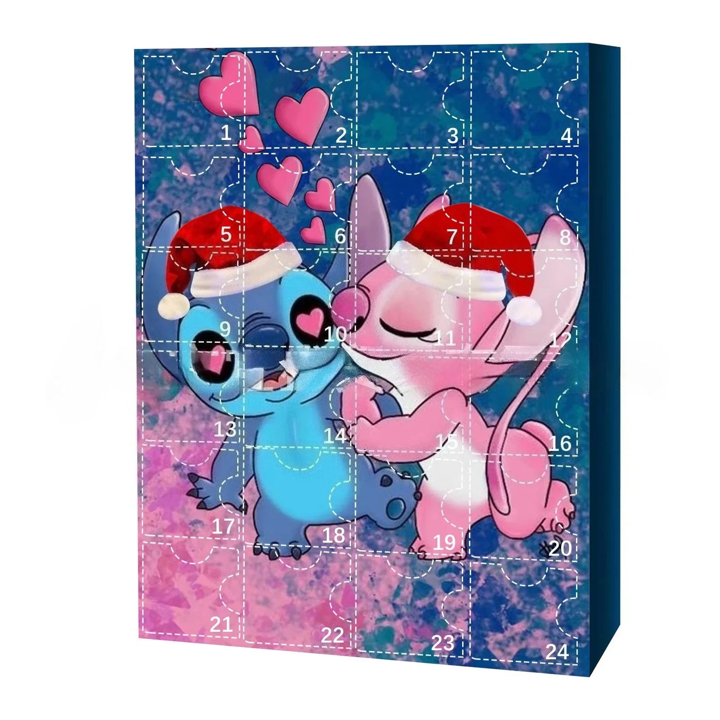 Calendario de Adviento Figuras Mini Stitch 24 Días Navidad