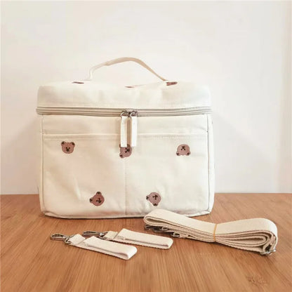 Babyflaschen-Kühltasche Wasserdicht Isolierter Kinderwagen-Organizer Frühling 2025 Thermische Windeltasche