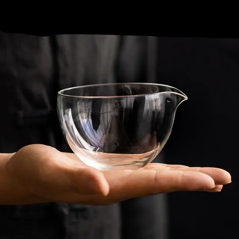 Matcha Chawan Glass Bowl Heat Resistant Ceremonial Tea