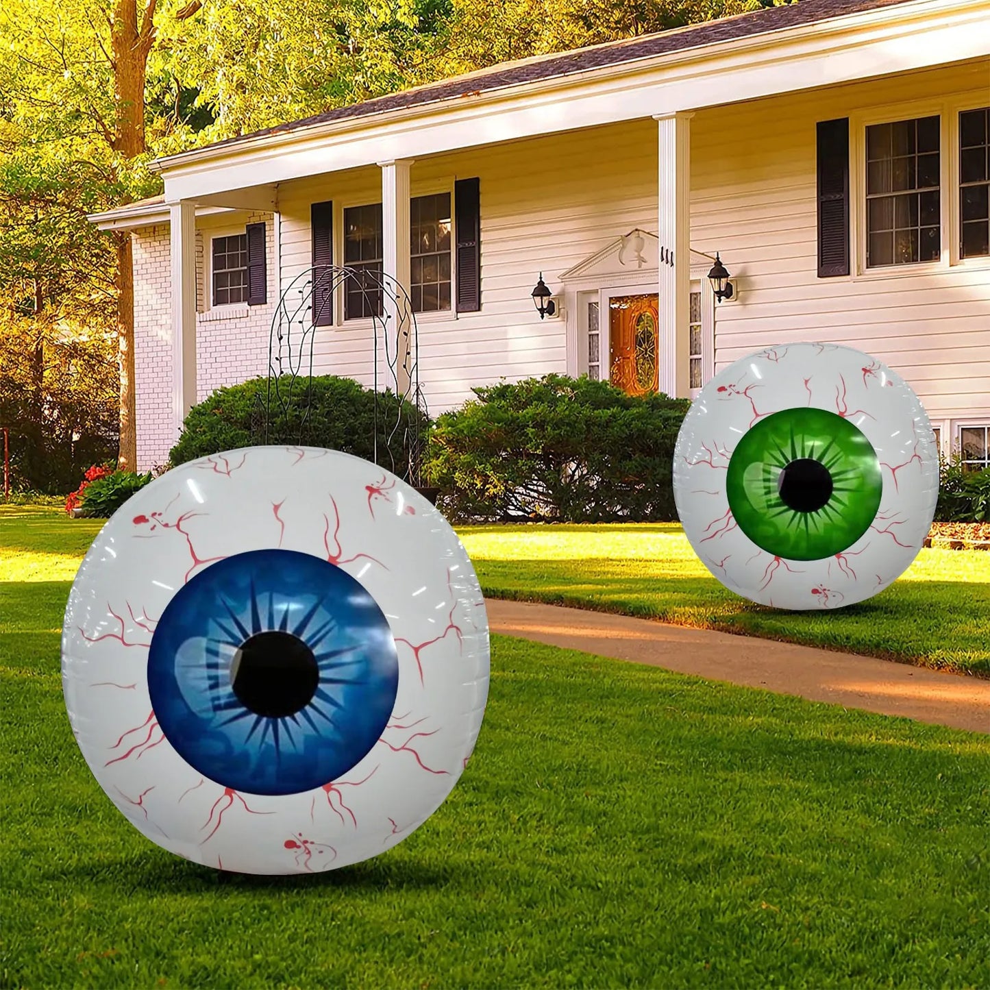 Halloween Inflatables Bloodshot Eyeball Yard Decor 2025