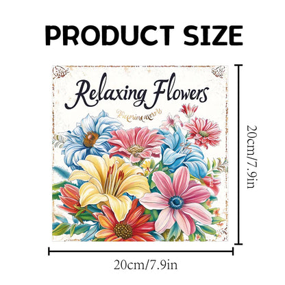 Art Coloring Book 20 Page Flower Graffiti Style Fall 2025 Trend Stress Relief Gift