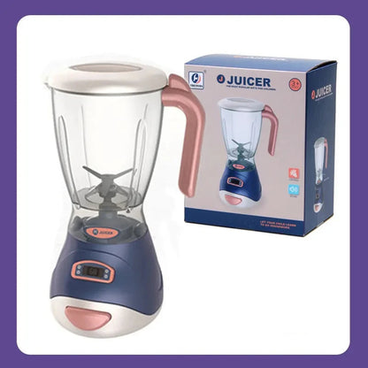 Pretend Kitchen Playset - Electric Vacuum, Juicer, Washing Machine & Water Sweeper Toys for Kids