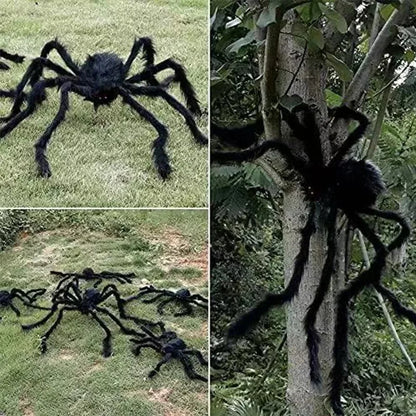Enorme stoffen Halloween-spin voor binnen en buiten, tuin-, veranda- en spookhuisdecoratie 2026
