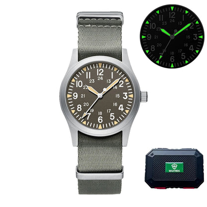 Militær Quartz Feltur 37mm Safir Efterår 2025