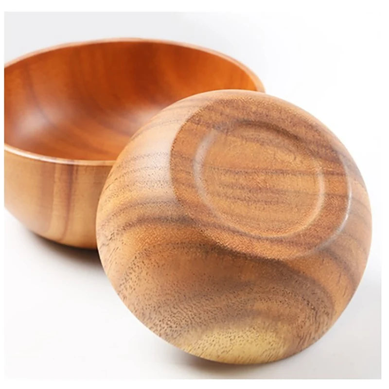 Akacie Træskål Japansk Stil Salatskål Ramadan