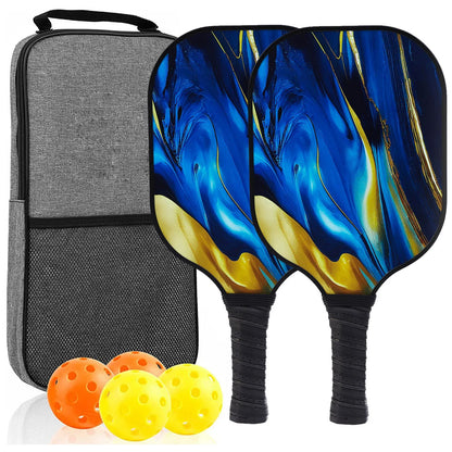 Variant image for USAPA Approved Pickleball Paddle Set of 2 with 4 Balls and Carrying Bag - Lightweight Fiberglass Rackets for Indoor and Outdoor Play-14