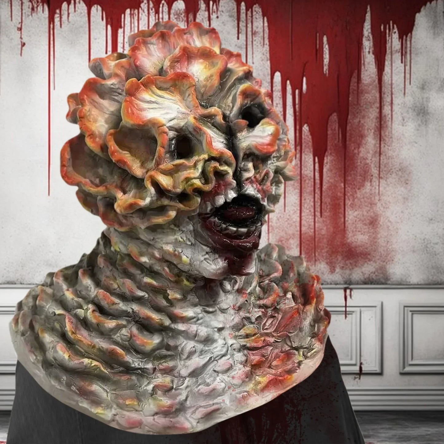 Halloween Maske Latex Clicker Cosplay Fullt Ansikt Monster 2025