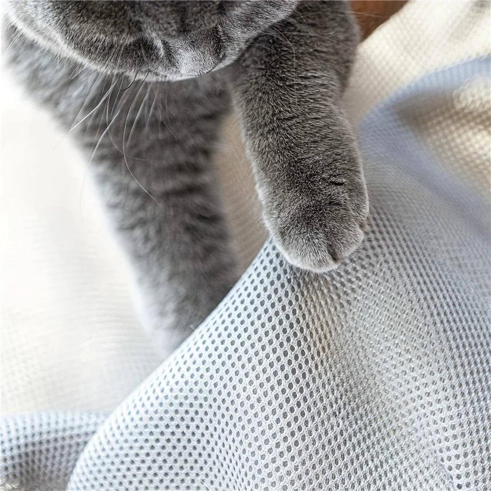 Kattenbed Ademend Koelend Hangmatbed Verhoogde Huisdierbank Zomer 2025 Gezellig Stevig Metalen Frame Dutje Ligstoel