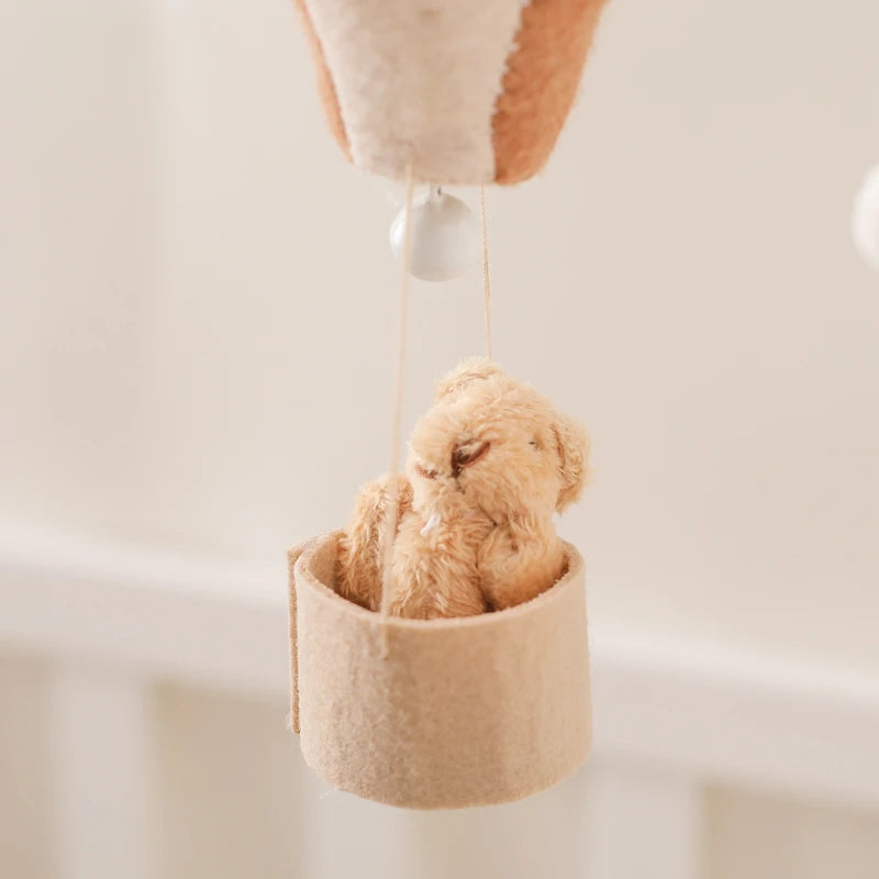 Hot Air Balloon Crib Mobile Newborn Sensory Toys Soothing