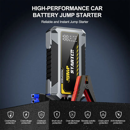 Jump Starter Power Bank 12V Car Booster Portable Emergency Charger Fall 2025 Gift Idea