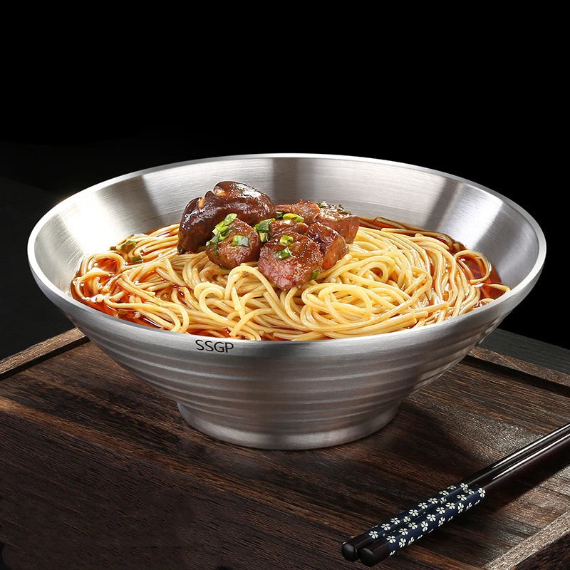 Ciotola per Ramen in Acciaio Inossidabile 1.4L Isolante Regalo di Natale