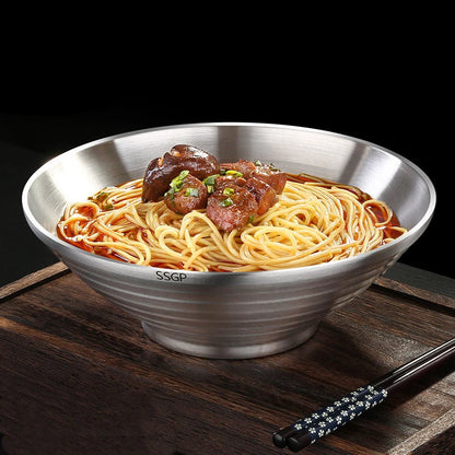 Ciotola per Ramen in Acciaio Inossidabile 1.4L Isolante Regalo di Natale