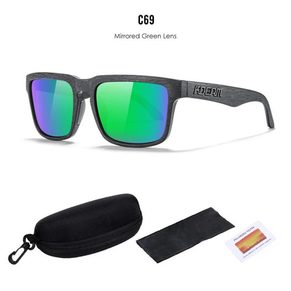 Lunettes de soleil polarisées unisexes pour l'extérieur tendance été 2026 Verres miroir légères Protection UV Idée cadeau