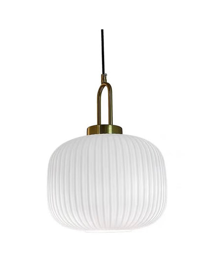 Japandi glaspendellampa japansk nordisk hänglampa varm