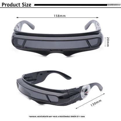 Solbriller Cyclops Cosplay Skjold Halloween 2025 UV400