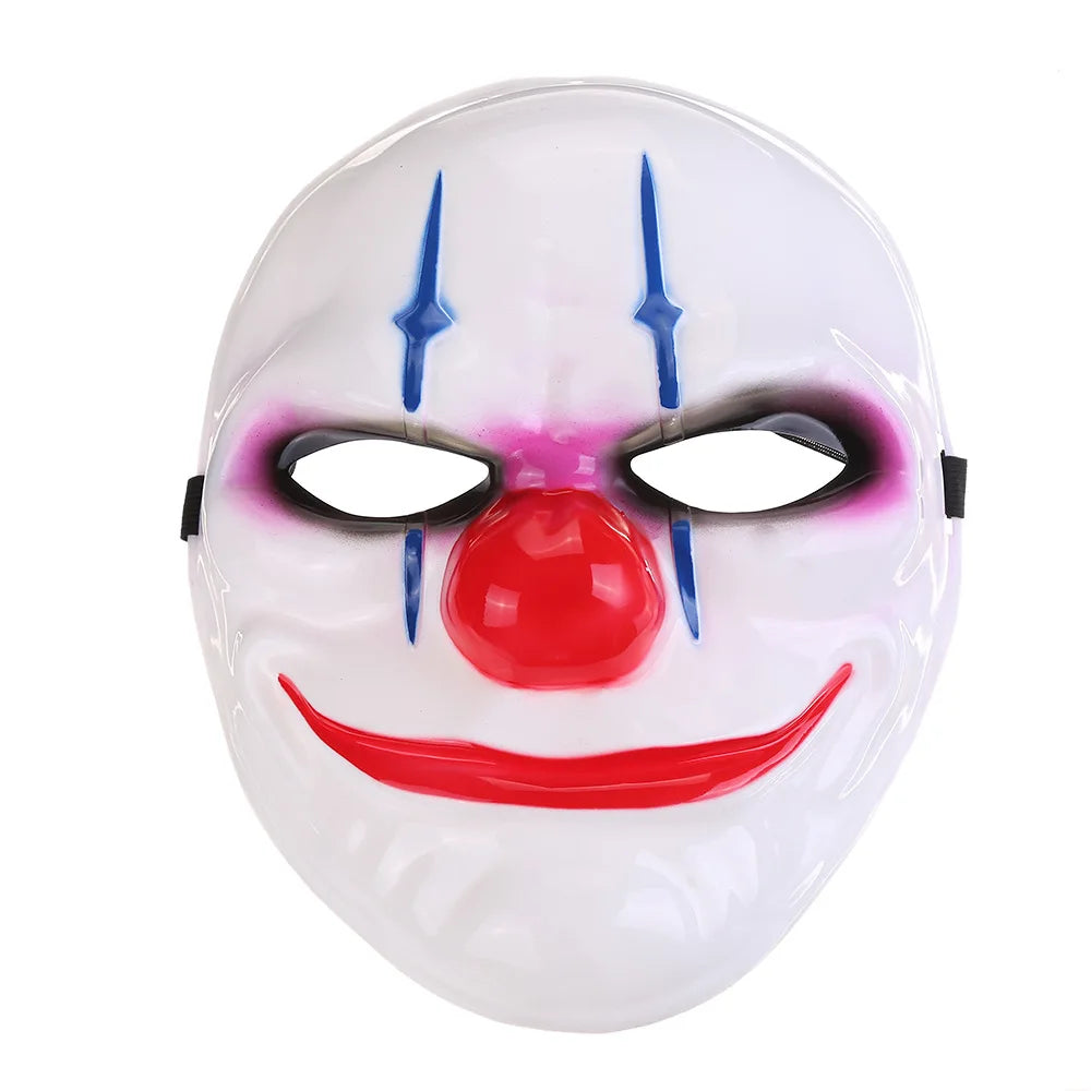Halloween Maske Payday 2 Klovn Fullt Ansikt PVC Cosplay