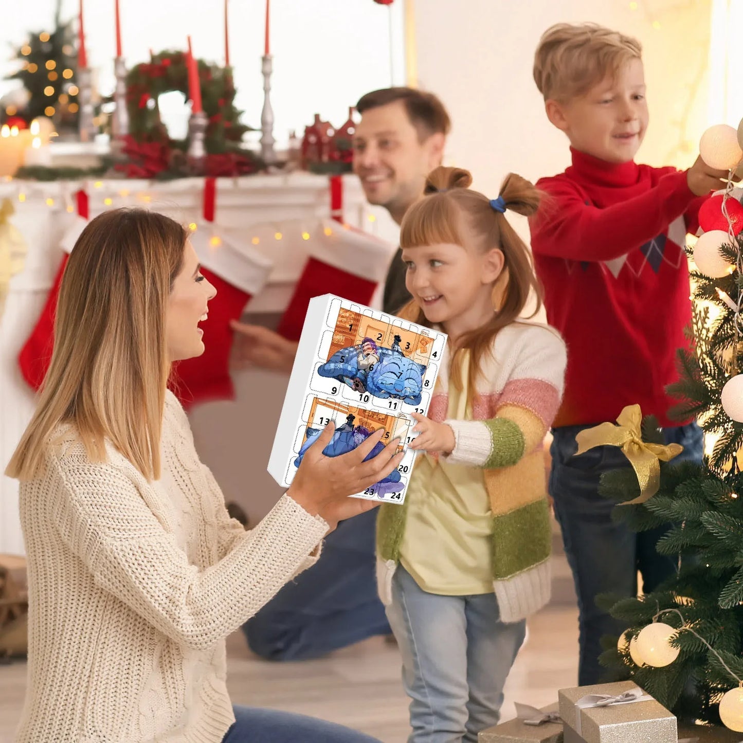 Kpop adventskalender 24 dagen demonjagers sleutelhanger cadeau