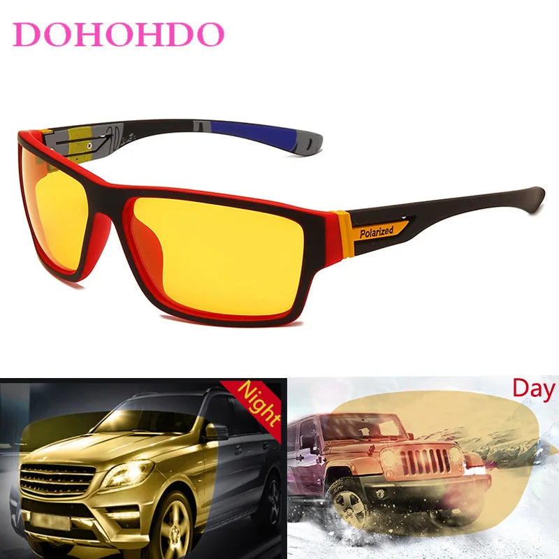 Night Vision Sunglasses Polarized Lenses For Night Driving UV400 Anti Glare Unisex Fall 2025