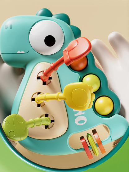 Montessori Dinosaur Pull Toy Newborn Sensory Toys Teether