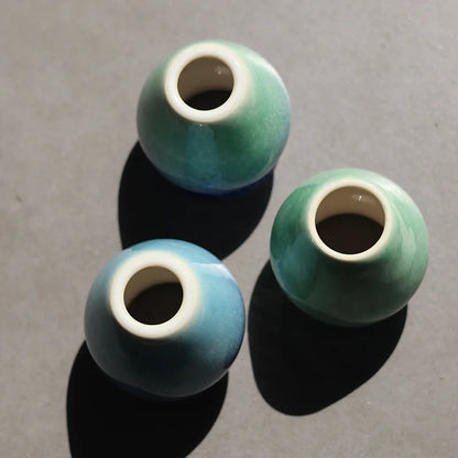 Keramisk Matcha Tesett med Bambusvisp Gaveeske Sett