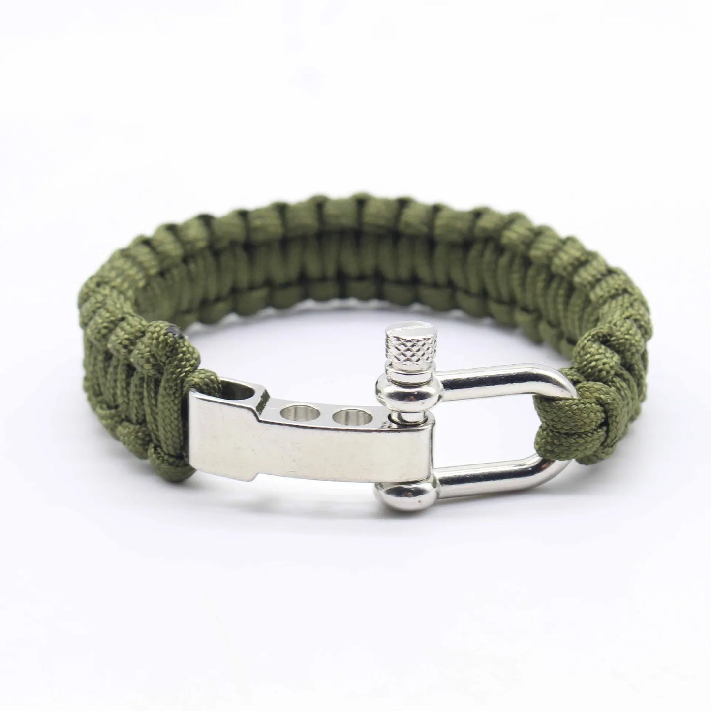 Skull Paracord Bracelet Gothic Wristband Halloween 2026 Gift Idea Adjustable Braided Jewelry