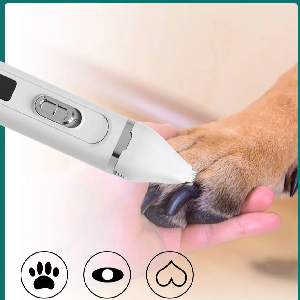 Electric Dog Grooming Clippers - Professional Silent Pet Hair Cutter, USB Rechargeable, Pet Grooming Care