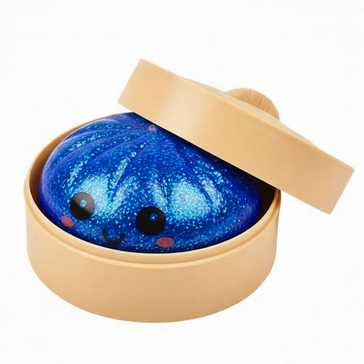 Glitter Bun Fidget Toy Kawaii Dumpling Squeeze Dough Ball Desk Toy Viral Fall 2026 Gift Stress Relief