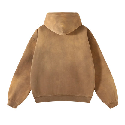 Warm Relaxed Men's Zip Up Hoodie - Oversize, Plush, Winter