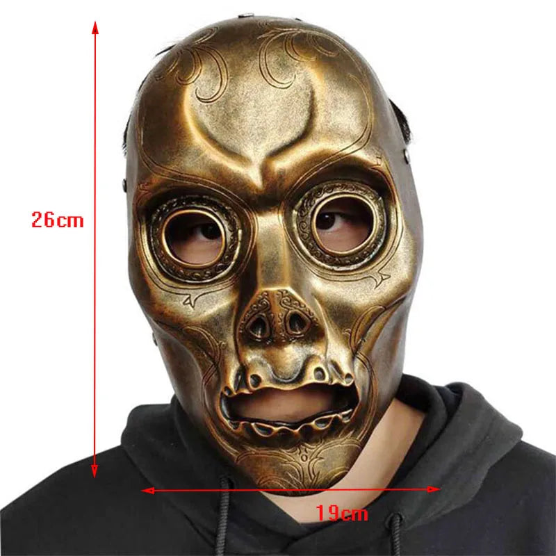 Harry Potter Dooddoenermasker van kunsthars voor cosplay, gemaskerd bal, Halloween en carnaval, Malfoy-rekwisiet 2026