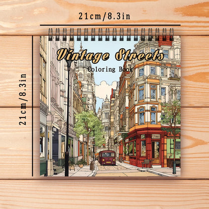 Adult Coloring Book Spiral Bound 30 Sheets 8.3 By 8.3 Inches Holiday Gift Idea For Relaxation 2025