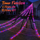 Halloween Spider Web with 290 LED Lights - Giant Outdoor Spider Decoration with 78.7" Spider