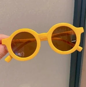 Kids Sunglasses Round Frame Anti-UV400 for 1-7 Year Olds, Children's Sun Protection, Stylish Design