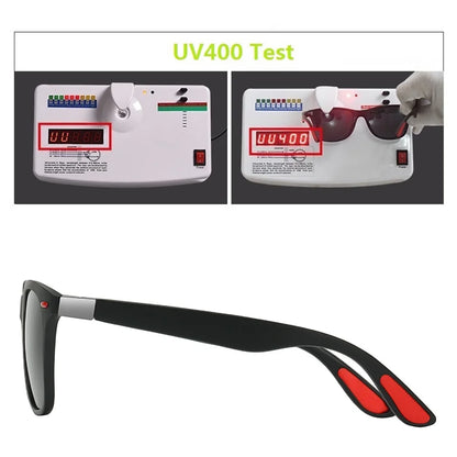 Vintage Quadrat Sonnenbrille UV400 für Männer Frauen Fahren Angeln Augenweide