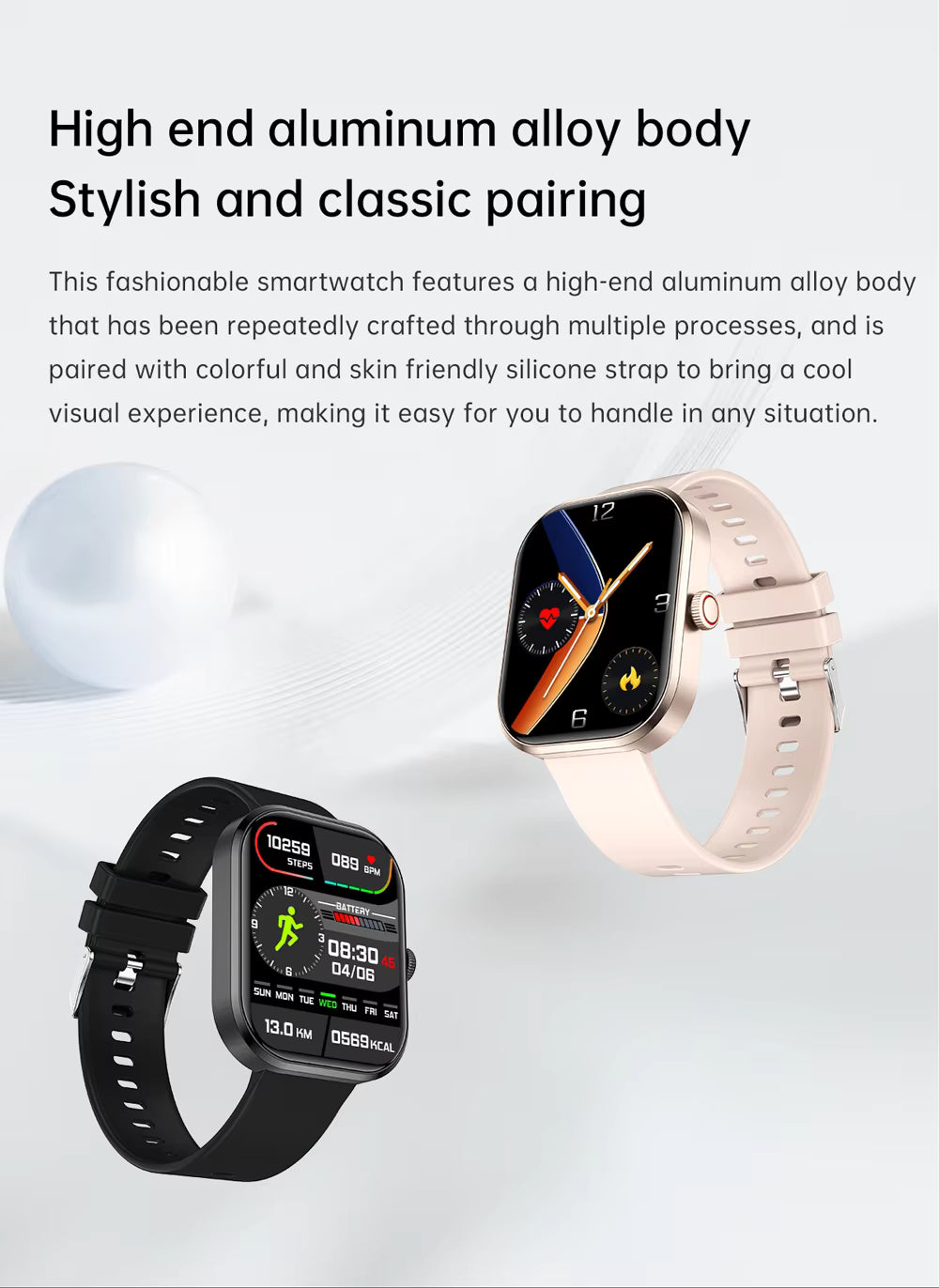 2025 Health Smartwatch BP+ECG+HRV+BG Monitor with SpO2, Heart Rate, Sleep & Fitness Tracking