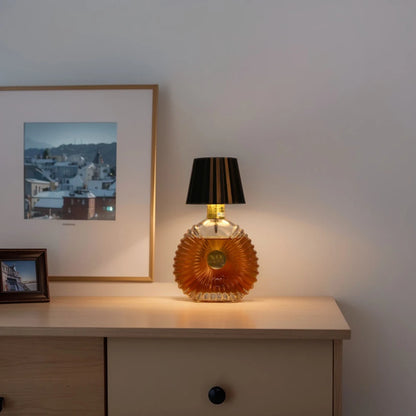 Wireless Bottle Lamp Touch Control LED Light - Rechargeable Home Decor for Dining & Parties