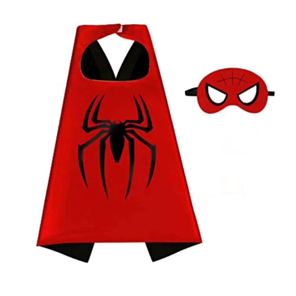 Set superheldencapes voor jongens en meisjes, verjaardagsfeest, cartoonverkleedkleding, Halloween-cosplayfeestbenodigdheden, paascadeau 2026