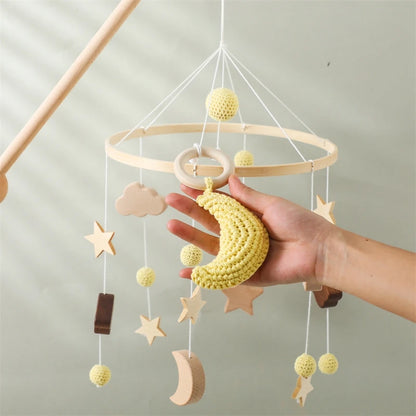 Hot Air Balloon Crib Mobile Newborn Sensory Toys Soothing