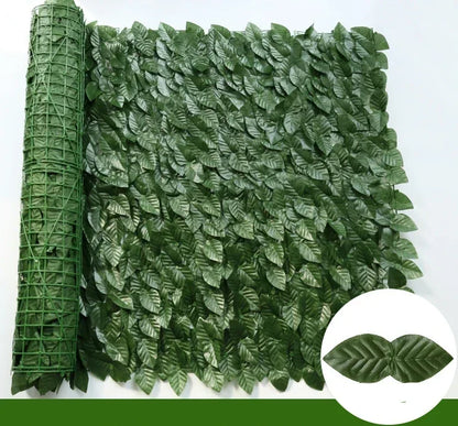 Faux Ivy Privacy Screen Panel - Indoor/Outdoor Green Leaf Garden Decoration for Home and Balcony