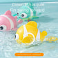 Bath Toys Cute Swimming Clown Fish for Toddlers Bathtub