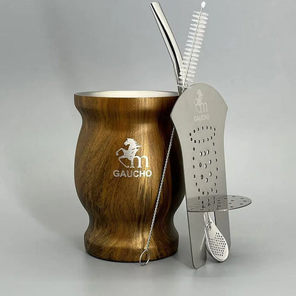 Yerba Mate Bombilla Set Stainless Steel Mate Kit Easy Clean