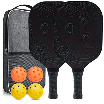 Variant image for Lightweight Graphite Pickleball Paddle Set with Fiberglass Face and PP Honeycomb Core for Indoor and Outdoor Play-4