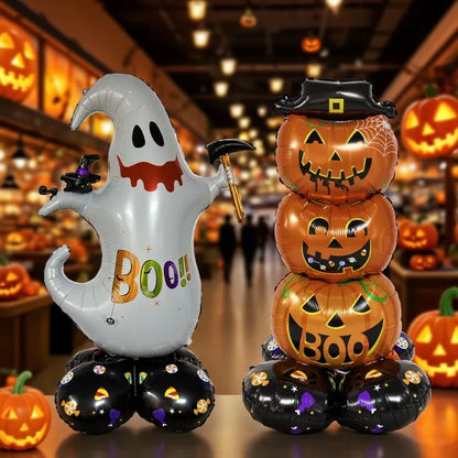 Halloween Luftballons Riesiger Folienaufsteller Partydekoration 2025