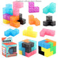 Removable Magnetic Cube Building Blocks - Educational Fidget Puzzle Toy for Kids, Fun Gift for Early Learning