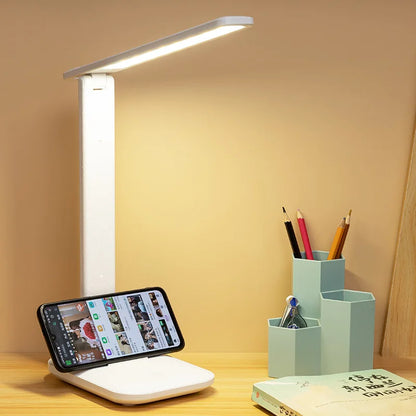 Lampada da scrivania LED touch dimmerabile ricaricabile protezione occhi