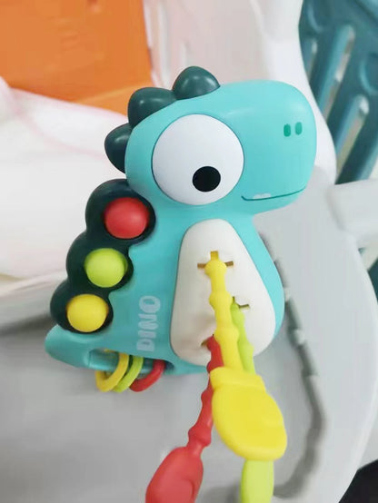 Montessori Dinosaur Pull Toy Newborn Sensory Toys Teether