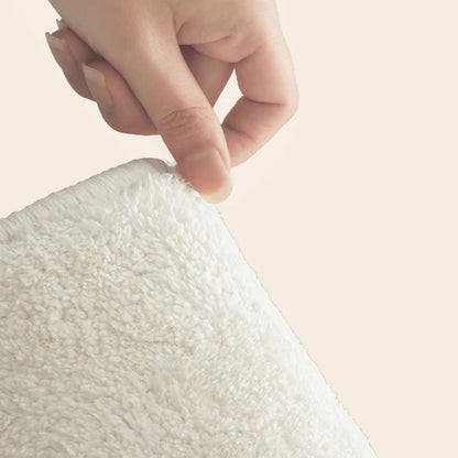 Japanese Round Striped Rug Thick Washable Nonslip Mat